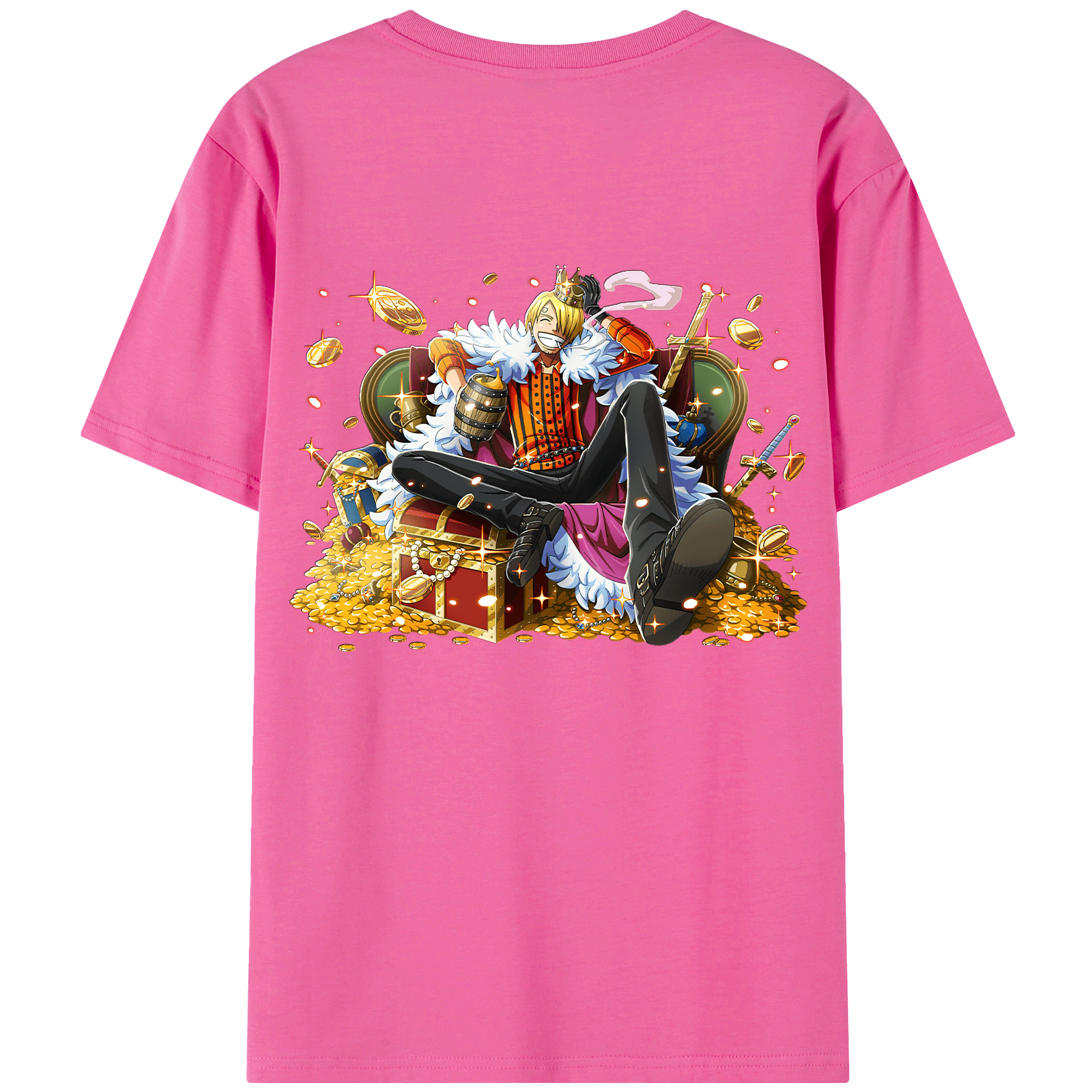 （画像用） ワンピース サンジ ONE PIECE Sanji レディース半袖Tシャツ(バックプリント)
